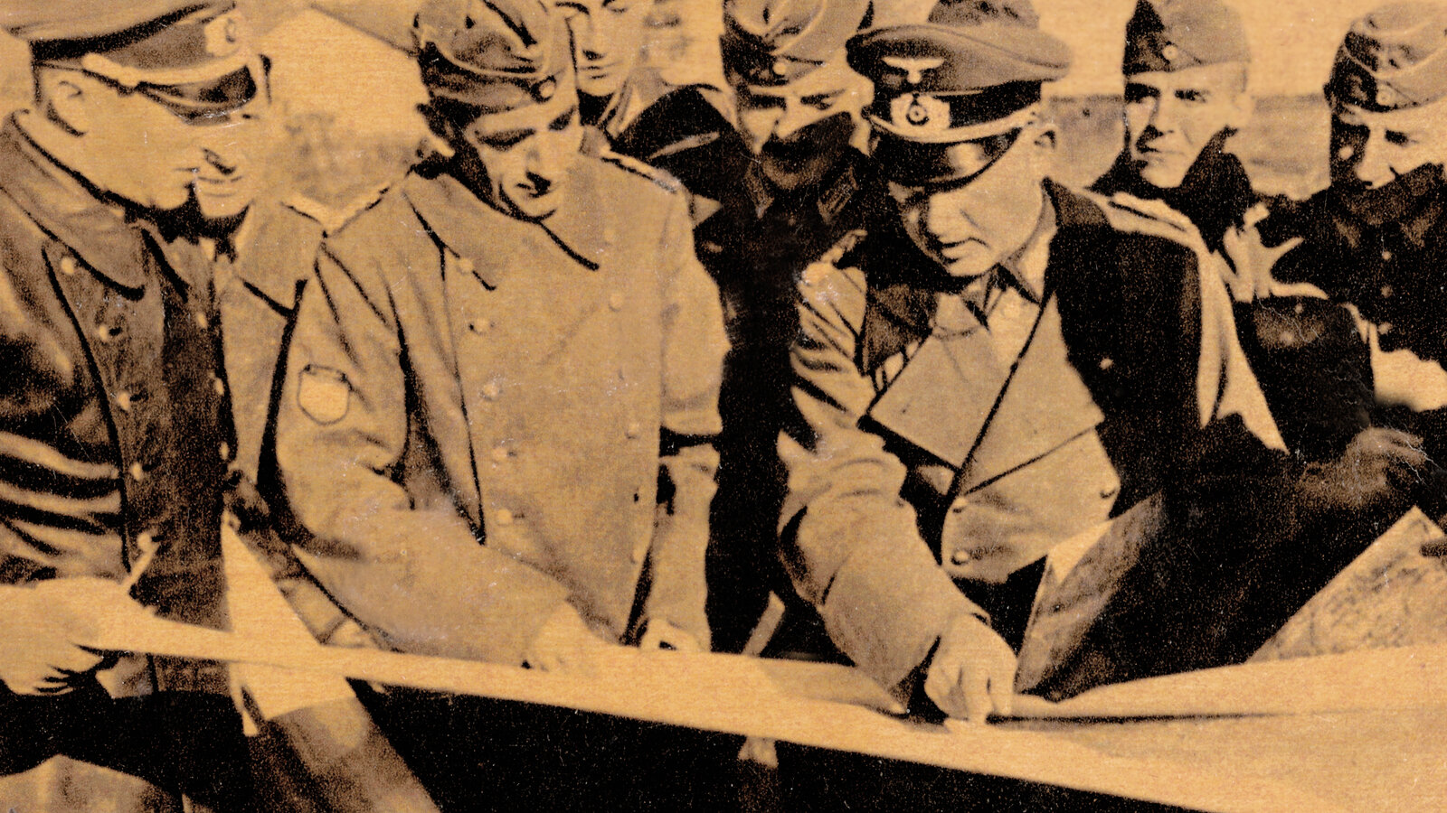 General Agustín Muñoz Grandes commanding the Spanish División Azul (Blue Division) confers with a German officer on the Eastern Front, 1941-1943