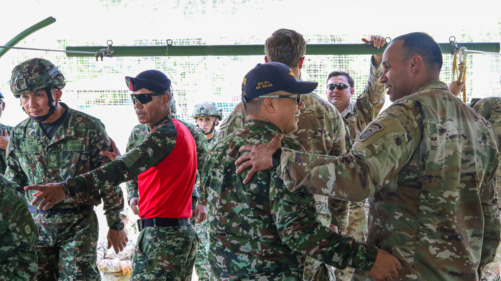 US and Colombian paratroopers conduct airborne rehearsals for Exercise HYDRA III, July 2024