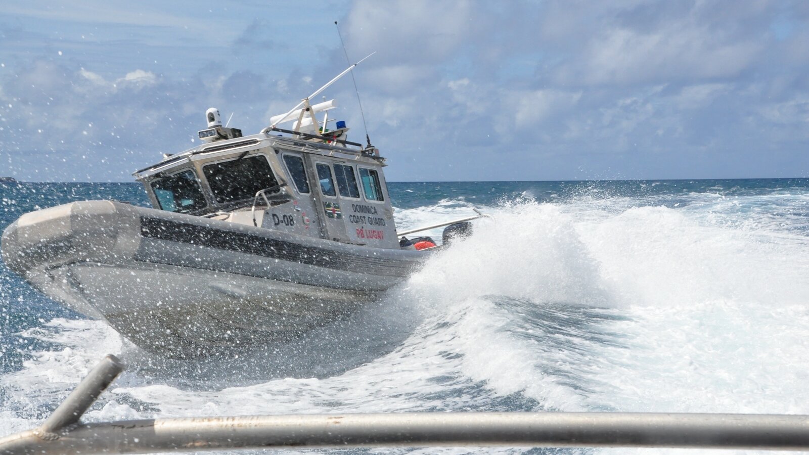 Dominica Coast Guard patrol boat Lugay performs training drills at Saint George's, Grenada, during TRADEWINDS 2016, June 2016
