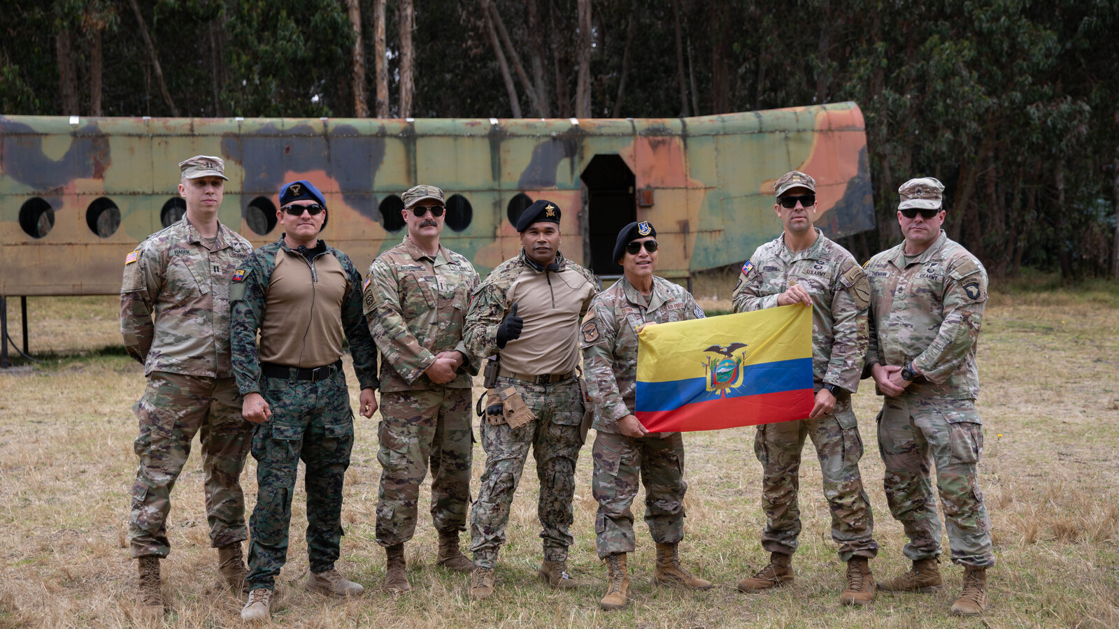 Ecuador 9th Special Forces Brigade and Kentucky National Guard on air assault training exchange in Latacunga, Ecuador, August 2025