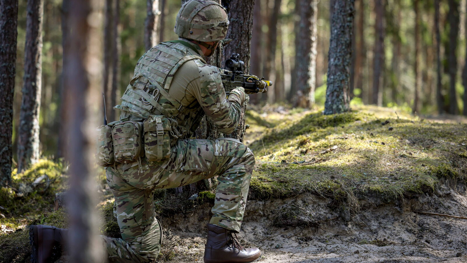 UK Royal Marines from 45 Commando launch from HMS Albion to Kaberneeme beach during NATO Exercise Spring Storm 2023, Estonia, May 2023