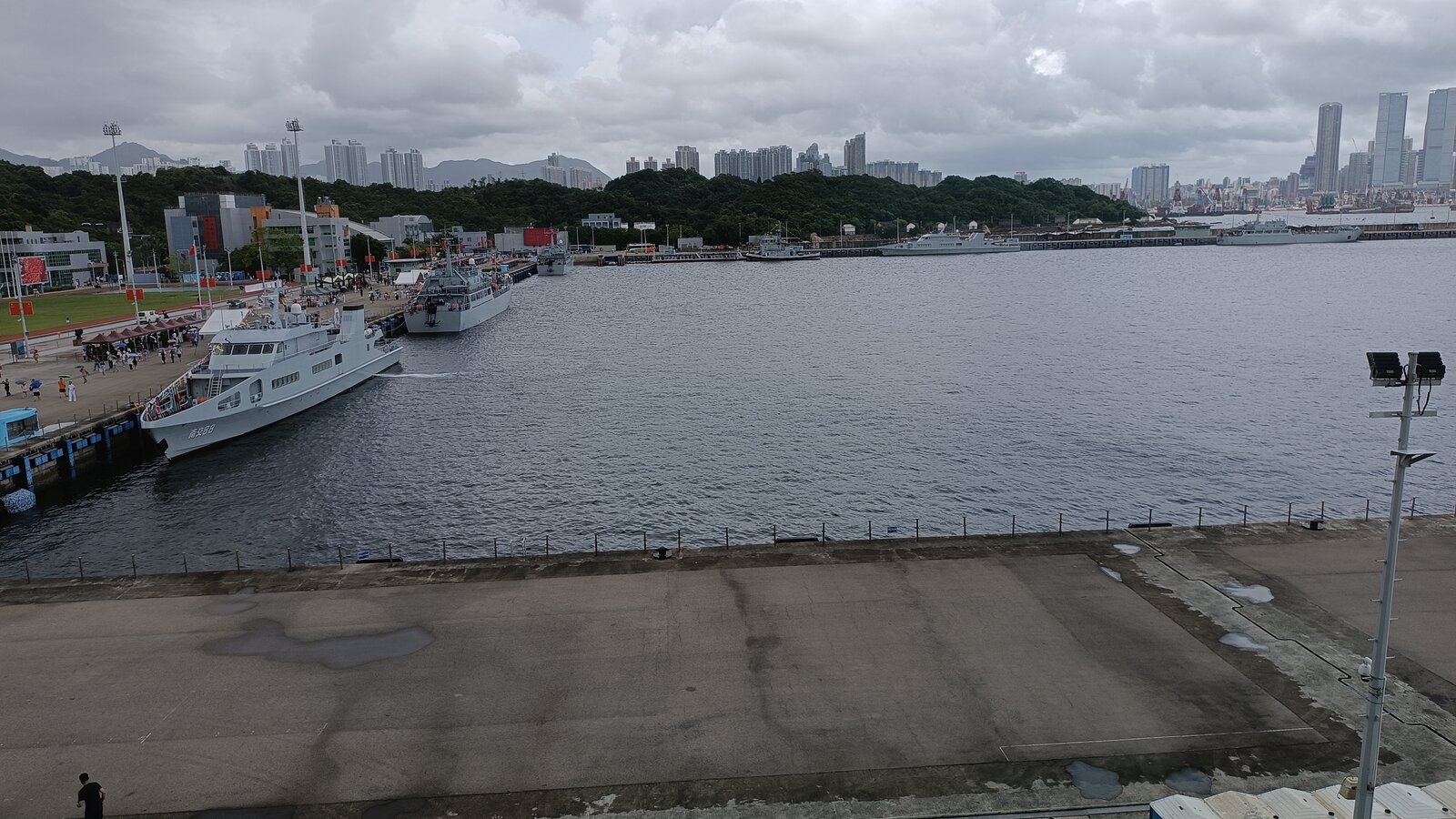 PLA Hong Kong Garrison Exhibition Center at Ngong Shuen Chau Naval Base, June 2024