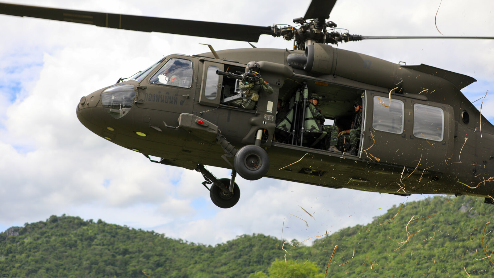 Royal Thai Army soldiers train alongside US Army on air assault operations during Exercise Hanuman Guardian 2023